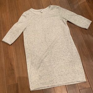 Old navy 3/4 sleeve speckled Grey dress!